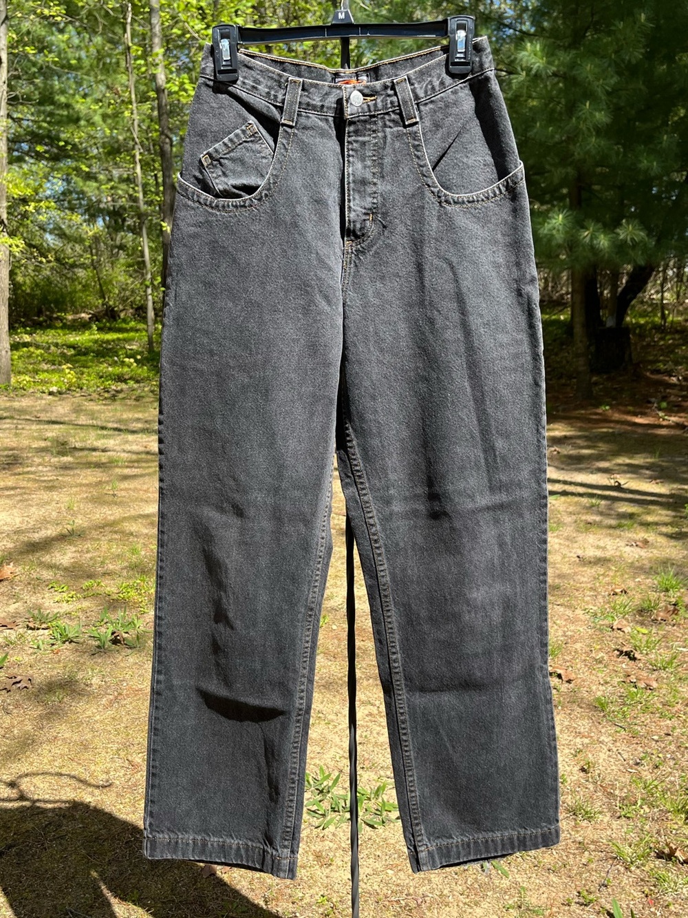 1997 Zonz Baggy Skater Jeans Faded Black Men’s Size 27 x 32